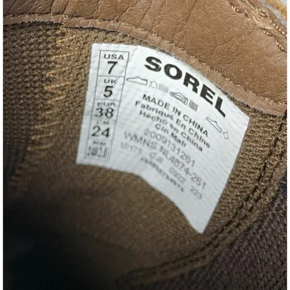 SOREL® Women's Hi-Line Heel Chelsea Waterproof Boot Umber, Ceramic Size 7 - Picture 7 of 9